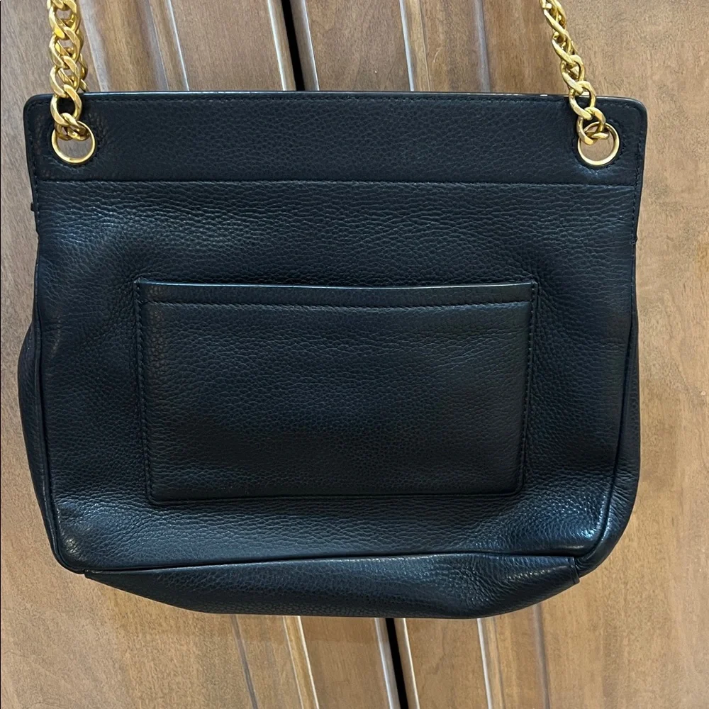 Tory Burch Black Leather Chelsea Shoulder bag/ CrossbodyBag. - Picture 6 of 16